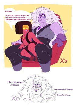Jasp!Amethyst x Doc Commission (via Patreon). This was unexpectedly fun, thank you patron 💋💯💯Patreon | IG | Twitter