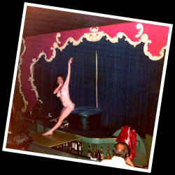 Tee Tee Red Candid late-60&rsquo;s photograph of Tee Tee performing on stage (behind the bar) at &lsquo;Zorita’s SHOW BAR&rsquo;; located at 17604 Collins Avenue, in Miami..