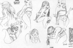 cheezyweapon:  aspiretoanimate-deactivated2017: Chel model sheets by Carlos Grangel  Those lips must be so fun to draw.  love chel so much~ &lt;3