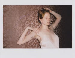 coconutdreamin: Ignoring the rest of the world   Instax 210 shot by Coyote Blue / The Poconos, PA  January 2018 