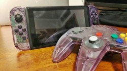 thenimbus: retrogamingblog:  Custom Atomic Purple Nintendo Switch fucking NEEEEEED this 