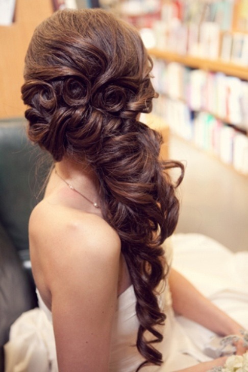 side prom hair | Tumblr