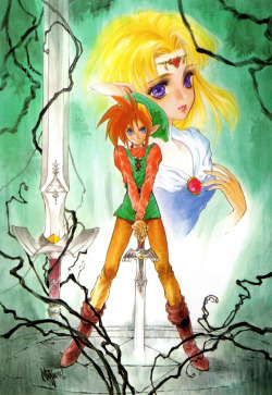 animarchive:  The Legend of Zelda by Mutsumi Inomata. (Mutsumi Inomata Illustrations - SAI, 1998)