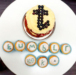 staff:  oupacademic:  Thank you, faithful Tumblr fans, for helping us reach 100,000 followers! We celebrated by eating 100,000 cakes in your honor. (OK, not quite that many.)Photos and GIFs by Sara Levine and Jack Campbell-Smith for Oxford University