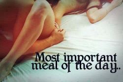 hooligan181:  xxxsweetheart:  I agree! It’s healthy for both of us!!  And you can have breakfast in bed!