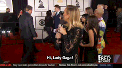 tri-plex:bricesander:Lady Gaga completely ignoring Giuliana Rancic.For all those times she bashed her on fashion police. 