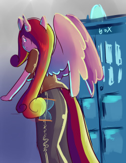 30(45) minute challenge cutie mark switch between Dr.whooves and Cadence. 