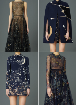 albinwonderland:  deseased: space inspired looks for valentino pre-fall 2015  holy shit that cape 