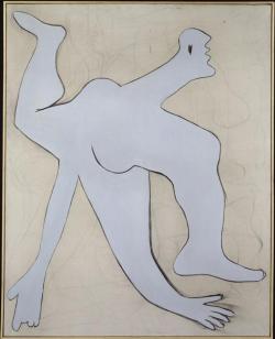 juju-be-art:Pablo Picasso, L'acrobate bleu, 1929, fusain, huile sur toile, Hauteur : 1.62 m, Largeur : 1.3 m, Paris, Musée Picasso, Paris, Centre Pompidou - Musée national d'art moderne - Centre de création industrielle