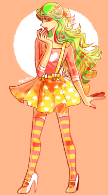 bepsiboy:something a little different???/ maki-chan in less tacky but still loud clothing……….