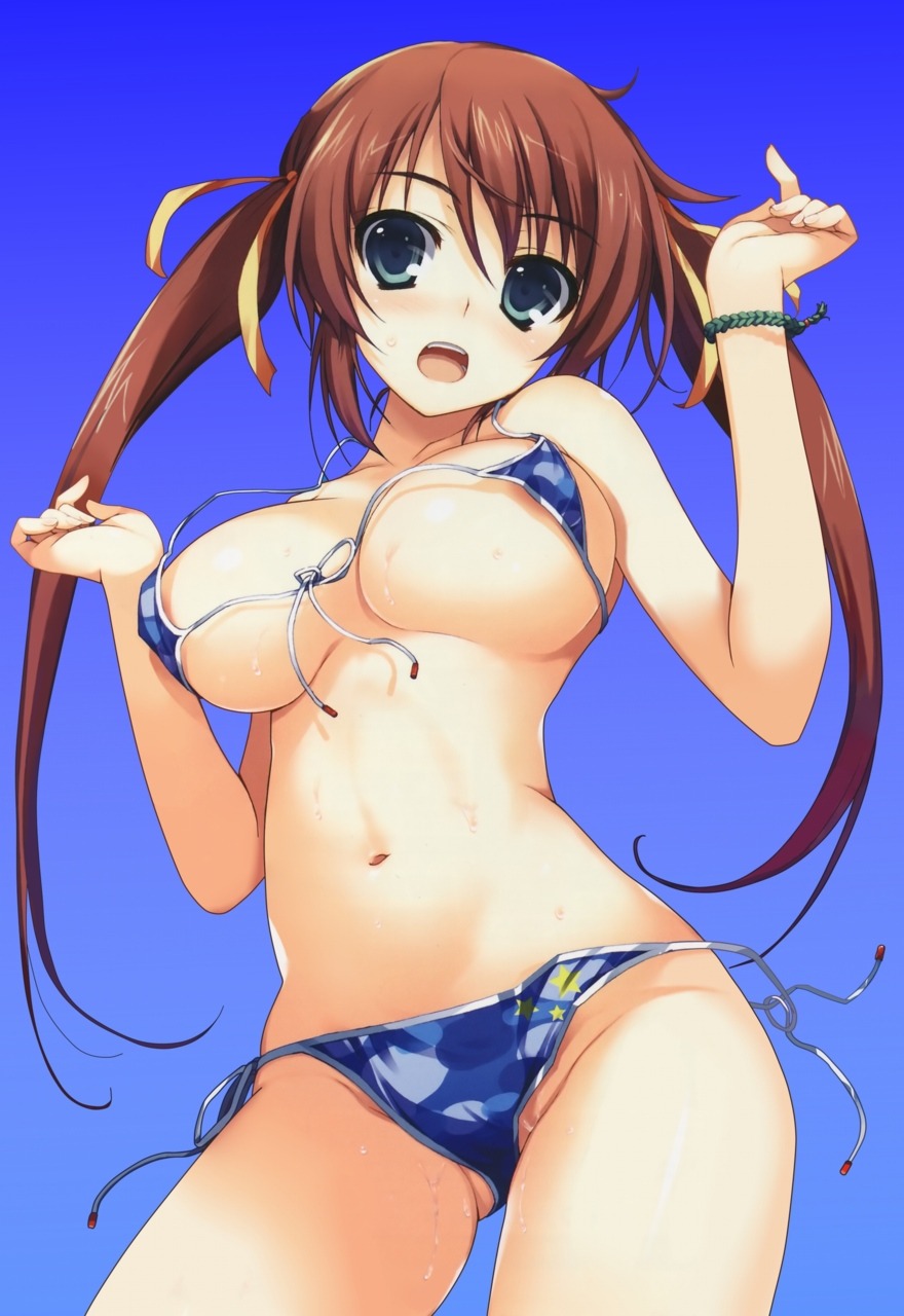 Hot anime girls swimsuits