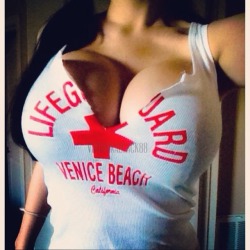 surgicallyenhancedfucktoys:  perfectorbs:  Veronica Black is Venice Beach’s newest lifeguard. The Coast Guard qualifies her big Perfect implants as floatation devices. Save me Baby, save me!!  — Check out the top bimbo blogs — ♥Surgically Enhanced