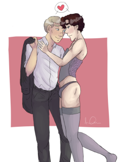 orcabelly:  madhatterin221b:  i commissioned belly and!!!!!.｡;･ ヾ(♥◕ฺ∀◕ฺ)ﾉﾟ:｡･   ♥♥♥ 