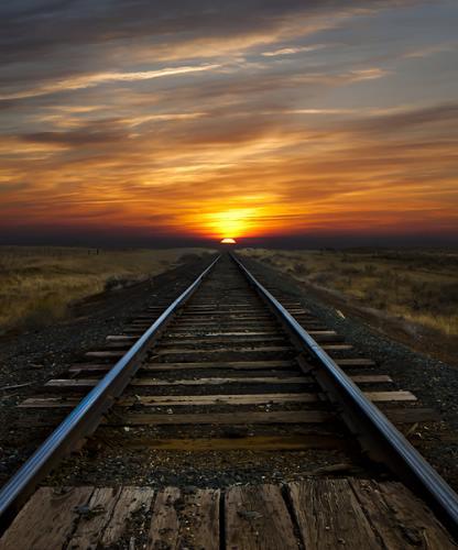 Railroad tracks parallel lines hard sex