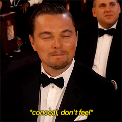 ionlylovebooks:  themariahcarey: Leonardo DiCaprio after loosing to Matthew McConaughey  did anyone else notice jonah checking on leo before he started clapping 
