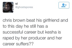 thetrumanshow:  taylurkin:  the disgusting truth #FreedomForKesha   would i get flamed if I was to say that it’s cause Chris Brown actually has talent and has nothing to do with either of those situations, or?