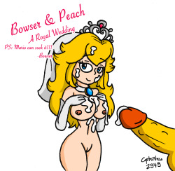 Just a little something inspired by the recently announced Nintendo Switch game Mario Odyssey. Really I just wanted to draw Peach taking a cumshot. 