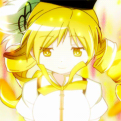  Mami Tomoe… She would always put on a strong front and push herself too hard despite having the softest heart of any of us.  