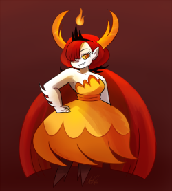 angry-nettle:I love Hekapoo’s red and yellow colour scheme 