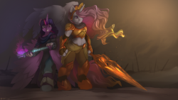 sexdragonsrockandroll:  Commission for a friend, the following is a little blurb for the pic they wrote.“Those who crave peace should prepare for war. Celestia has been an advocate for friendship and peace for hundreds of years, always looking for the