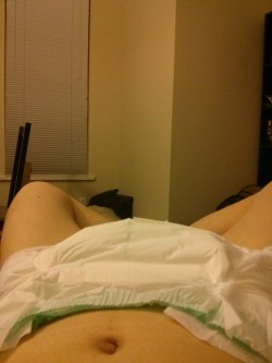 Daddy made me put on an excessive amount of diaper :d 2 diaper, 3 diaper, 4 diaper!! Was super wiggly after this