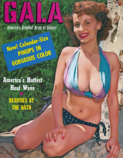 Donna Mae “Busty” Brown appears on the cover of the September ‘57 issue of ‘GALA’ magazine..