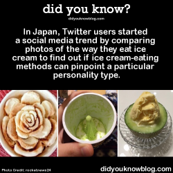 did-you-kno:    “I make a mountain while eating my ice cream.”    “I’m the type who likes to eat it around the sides first!”    “I can’t be the only one who eats their ice cream like this, right?”    “My family ate ice cream together