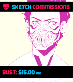 vaigh:I’m opening up some sketch commissions! These are more than likely a limited run! PLEASE send your inquiry to my email at: khita@live.com!HELP A POOR BRO OUT MANG!I will love you forever if you do.ItsokayIstillloveyouallanyway.Even just a reblog