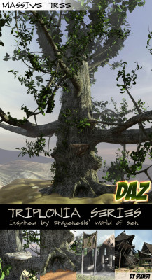 That’s right! This tree environment is ready for all you Daz users as well!  Triplonia Massive Tree Environment Construction set, based on the Erogenesis World of Sen!  Long ago, on a planet called Triplon, was a girl called Sen.  Born into a rudderless