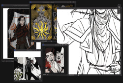 Today was&hellip;.a big WIP day. This is what my screen looks like when all of my commissioners pay at once and need their sketches at the same time.Support my CPU’s struggle to not overclock: Patreon.com/Krovav / Ko-Fi.com/Krovav