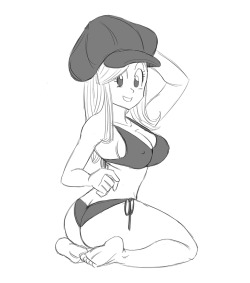   Anonymous said to funsexydragonball: Please could you draw Bulma&rsquo;s older sister Tights as there isn&rsquo;t much of her, much appreciate Ms FSDB.Â Hope we see more of her in the future.