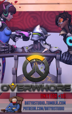 batyastudio:  batyastudio:  Movie #2 / Overwhore   Hanamura. Genji enters the location, sword drawn prepared for battle. He checks the surrounding environment to make sure there are no potential threats in the vicinity. He hears a sound and turns, ready