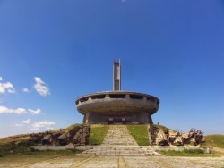linklings:  Buzludzha; a former socialist celebrations venue, now known as the abandoned communist UFO. Entering the building is illegal and its entrance is locked up, but by climbing through a small hole in the side of building you can enter into one