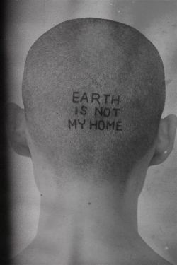 redlipstickresurrected: Jean Chang (Taiwanese, b. 1993, Taiwan, based London, England) - Earth Is Not My Home Head Tattoo  Photography