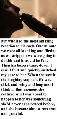 hotwifemusings:  robroy1980:  Love it   Thick and vainy. That’s how my love likes them. 