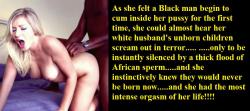 wm-elimination: click on the picture for a larger version #white racial reprogramming  #white male elimination   #white evolution   #end whiteness   #white male extinction #no more white babies    #Black Only    #Black Owned #interracial pregnancy