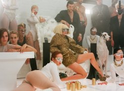 hausofaesthetic:  Unseen photos on set of Lady Gaga’s “Bad Romance” music video dir. Francis Lawrence (2009).  