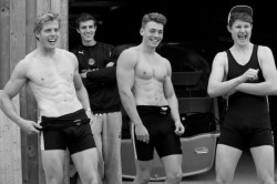 rideforthe-red:  mollythedolphin:  meadows-momma:  oar-head:  arealgoldilocks:  The British rowing team stripped to fight homophobia.  They stripped to fight homophobia—I love them so much right now!  Oh my  oh yes  HELKOP MEE 