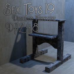 RumenD has come out with even more for your dungeon scenes. Another great piece of Dungeon Furniture! This product also comes with 2 poses for your Genesis 3 Female. This won’t work in Poser but it’s ready for all your Daz Studio renders! Add this