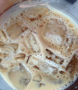 bl-ossomed:  Cold coffee, cold mornings 