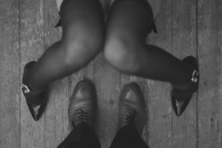 on-her-knees-to-please: tdgpresents:   on-her-knees-to-please whimpers less from the constriction of the heels when she’s laying on the floor.   But soon she’s given another reason to whimper, and drool, and for tears to well up in her pretty eyes.