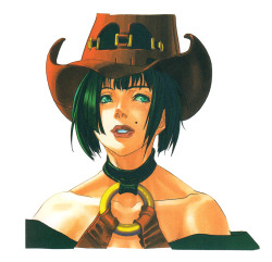 artbookisland:  Scan from “Artworks of Guilty Gear X”. Art by Daisuke Ishiwatari.Click picture for HD scan.