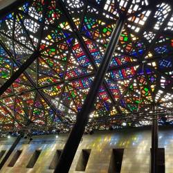 Take me back. 😍 @ngvmelbourne   #valentinesday #valentinesdaydate #valentine #ngvmelbourne #ngv #nationalgalleryofvictoria #stainedglass #stainedglassceiling #beautiful #art #melbourne #takemeback #beauty #artofmelbourne