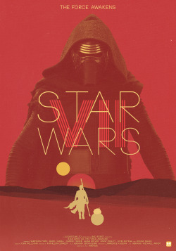 gokaiju:  Star Wars VII The Force Awakens (J.J. Abrams, 2015) Alternative Poster by Gokaiju