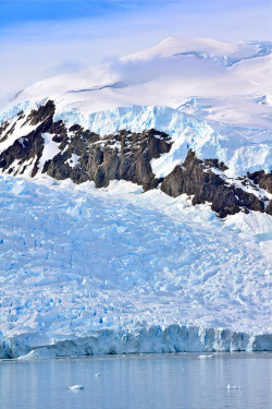 land-city:  glacier in Neko harbour by Serge | Flickr Antarctica 