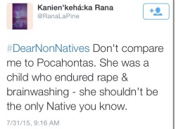 america-wakiewakie:  #DearNonNatives happened yesterday. Signal boost this and support! This hashtag needs more traction. 