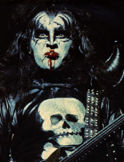 ronaldcmerchant:  Gene Simmons of Kiss-circa 1973