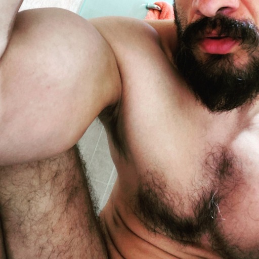 hairyscottishroy:pitsandsweat:Love his chest&hellip;. Like to see more of him  