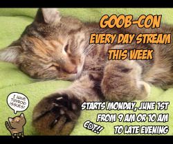 rittsrotts:  Staring monday going on till friday, I will be STREAMING ALL DAY well sorta, from morning to night I’m gonna do COMMISSIONSSo why am I doing this? well, bills racked up from various things and MY 16 YEAR OLD KITTY I WUV has been going crazy