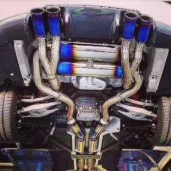 Look at all that sexy! #exhaust #pipes #blued #undercarriage #awesome #sexy #sick